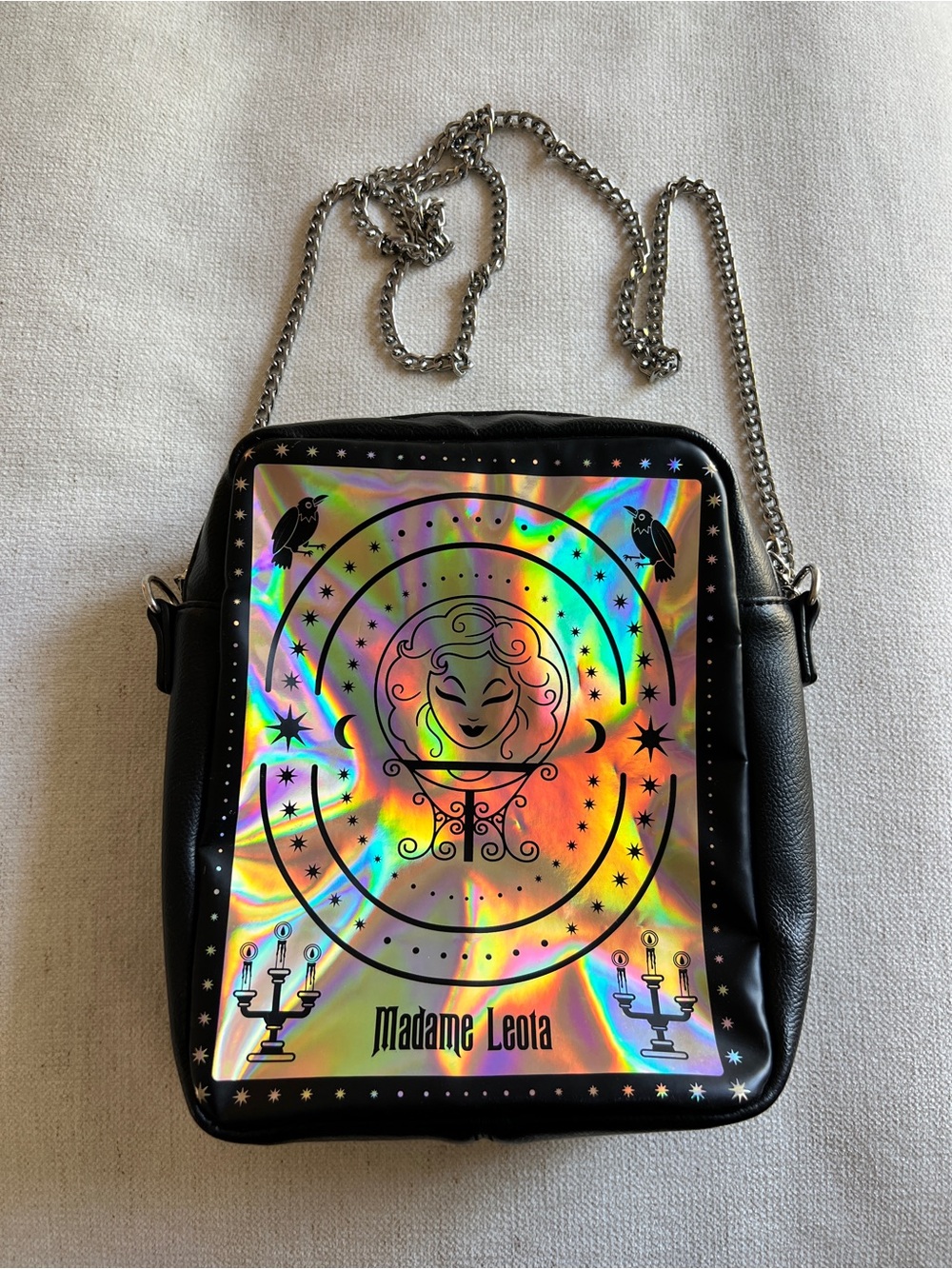 Haunted Mansion Madame Leota Crossbody Bag Holographic